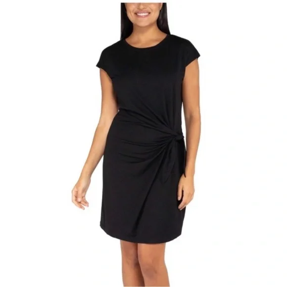 NICOLE MILLER ORIGINAL SIDE TIE DRESS - Picture 3 of 8